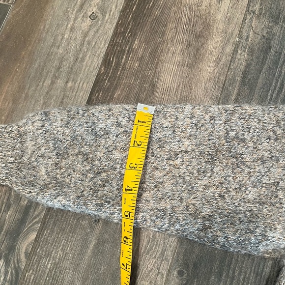 Peruvian Link Alpaca Wool Collection Taupe & Gray Open Front Cardigan Small - Picture 11 of 13